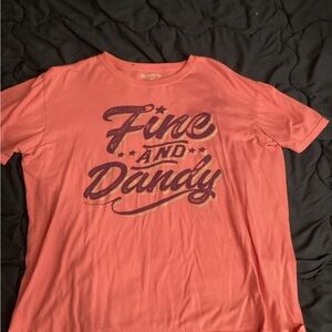 Fine and Dandy Women's Coral Tee